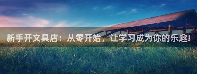 龙八国际体育：新手开文具店：从零开始，让