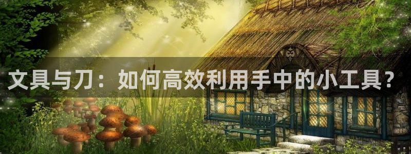 龙八国际娱乐游戏：文具与刀：如何高效利用