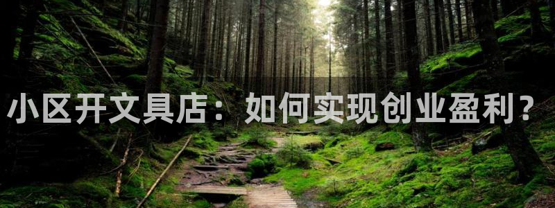 龙八国际在线网址：小区开文具店：如何实现