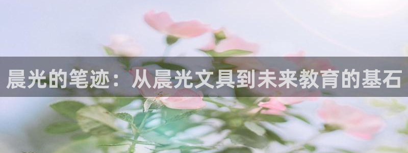 龙八国际娱乐官网：晨光的笔迹：从晨光文具